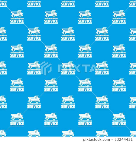 Transportation company pattern vector seamless blue Transportation company pattern vector seamless blue 53244431
