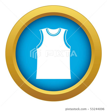 Singlet icon blue vector isolated Singlet icon blue vector isolated 53244896