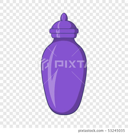 Urn for ashes icon, cartoon style Urn for ashes icon, cartoon style 53245035
