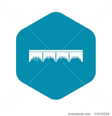 Direct bridge icon, simple style - Stock Illustration [53245039] - PIXTA