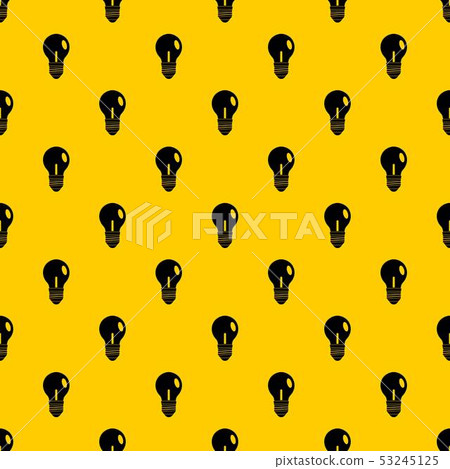 Light bulb pattern vector 53245125
