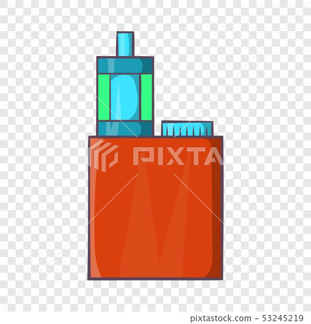 Vaporizer device icon, cartoon style Vaporizer device icon, cartoon style 53245219