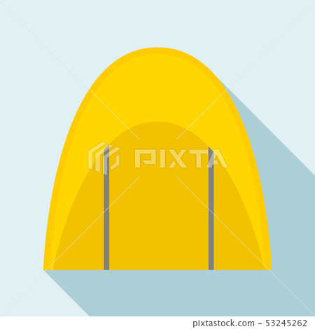 Overhang icon, flat style 53245262