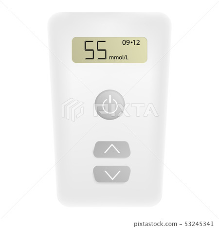Glucose meter icon, realistic style Glucose meter icon, realistic style 53245341