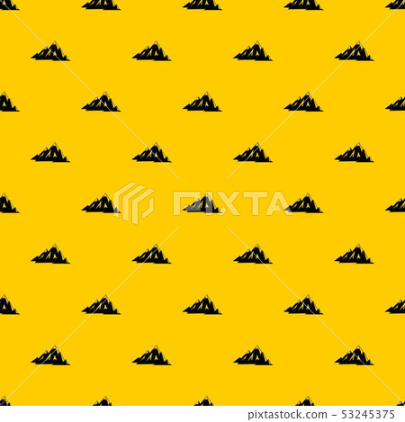 Canadian mountains pattern vector 53245375