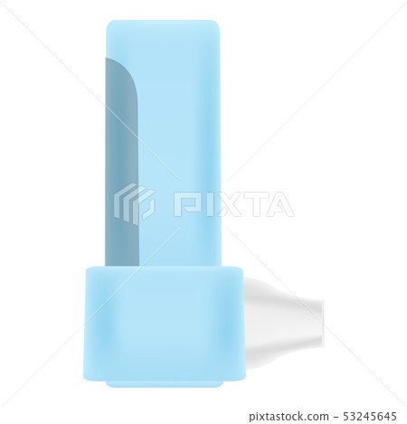 Asthma inhaler icon, realistic style Asthma inhaler icon, realistic style 53245645