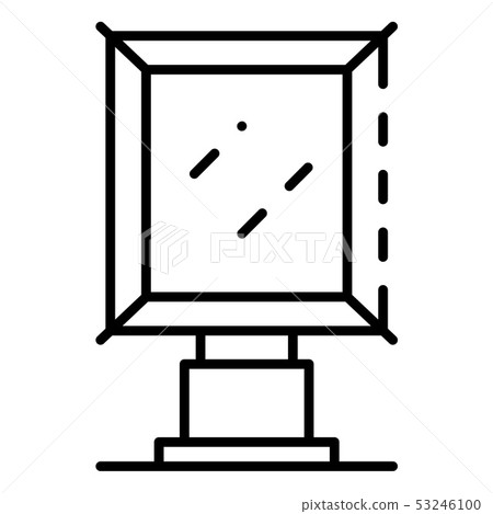 City light banner icon, outline style City light banner icon, outline style 53246100