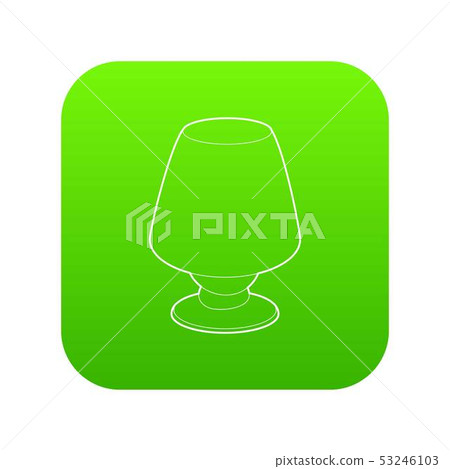 Floor lamp icon green vector 53246103