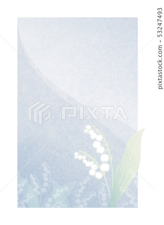 Background material _ Lily of the valley 53247493