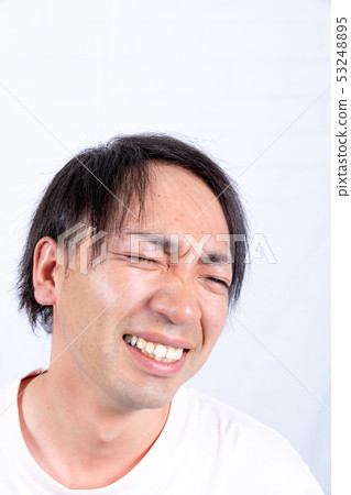 Person Male 30s Thin Hair Trouble 53248895