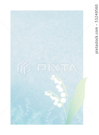 Background material _ Lily of the valley 53249560