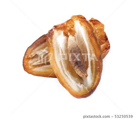 dried fruits from date palm isolated on white dried fruits from date palm isolated on white 53250539