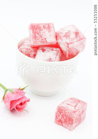 Turkish Delight with rose  53251086