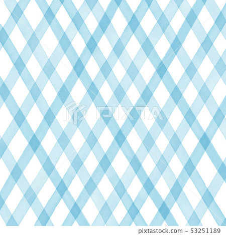 Watercolor light blue check background... - Stock Illustration [53251189] -  PIXTA