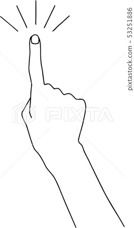 Hand pointing Hand pointing 53251886