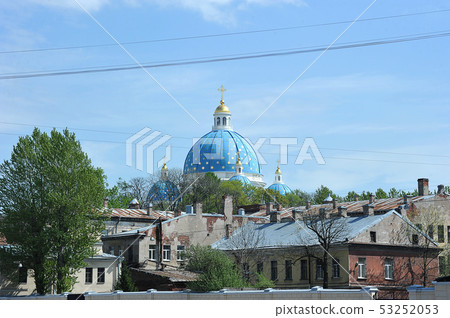 view of Trinity Cathedral in St. Petersburg view of Trinity Cathedral in St. Petersburg 53252053