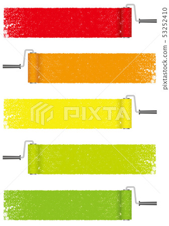 Background set painted with paint roller 53252410