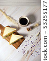 Sandwiches and coffee 53255177