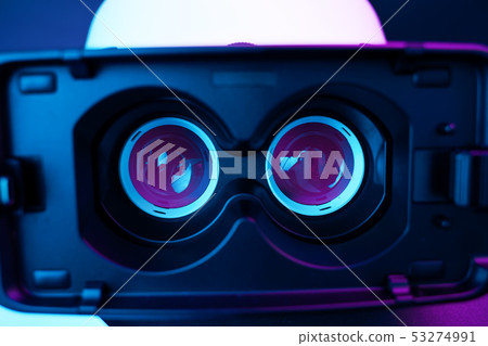 Virtual reality headset. Technology of future 53274991