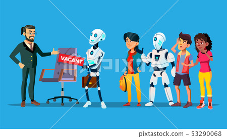 Unemployed Characters Waiting Interview Vector Unemployed Characters Waiting Interview Vector 53290068