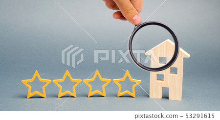 Four stars and a wooden house  Four stars and a wooden house  53291615