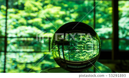 A Japanese Garden I Saw Over Crystal (Shinko-in) A Japanese Garden I Saw Over Crystal (Shinko-in) 53291893
