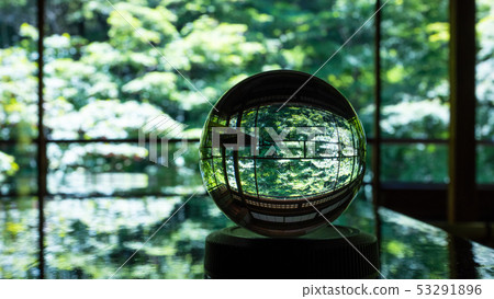A Japanese Garden I Saw Over Crystal (Shinko-in) A Japanese Garden I Saw Over Crystal (Shinko-in) 53291896