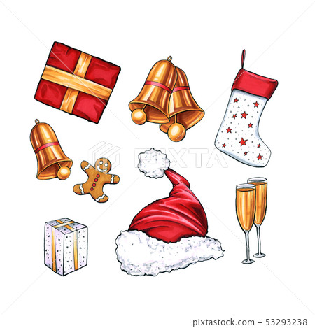 New Year party supplies items New Year party supplies items 53293238