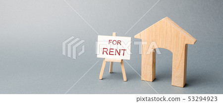 Wooden house and a poster for rent Wooden house and a poster for rent 53294923