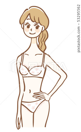 Underwear female white Underwear female white 53295562