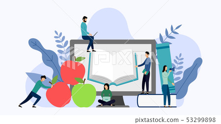 E-learning or online education concept 53299898