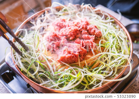 Korean Food Cuisine Smoked Meat Copper Bread Meat 嶐廳 불고기 bulgogi beaf Korean barbecue Yakiniku 53323890