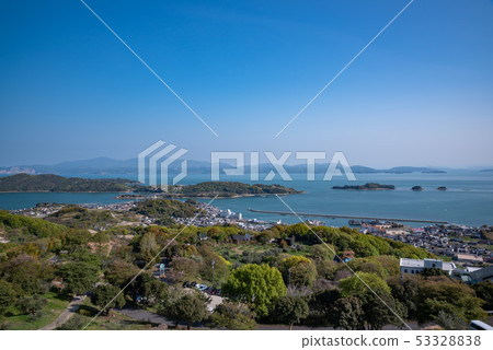 日本的Aegean牛窗Maejima Shozushima Kuroshima Nakanokojima Tanokokojima 53328838