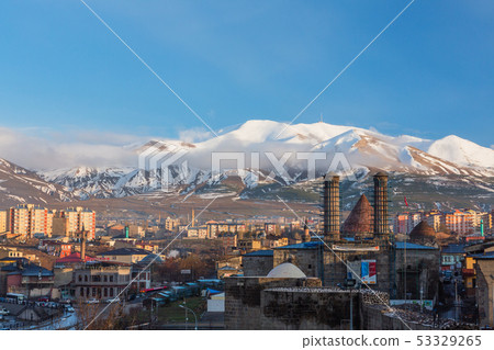 Turkey Erzurum Landscape from Erzurum Castle 53329265