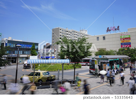 Kawasaki city landscape in Japan Toki Electric Railway Saginuma Station in front of you Kawasaki city landscape in Japan Toki Electric Railway Saginuma Station in front of you 53335643
