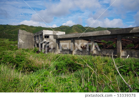 Disaster remains of Miyakejima 53339378