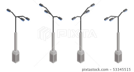 isometric lights selection for the assembly of the 53345515