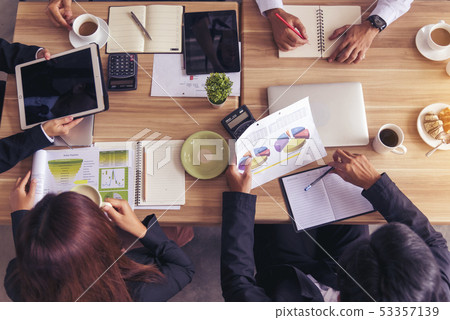 Business team conference meeting. Partnership 53357139