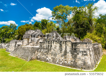 Ancient Mayan ruins at Tikal in Guatemala Ancient Mayan ruins at Tikal in Guatemala 53375632