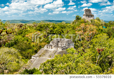 Ancient Mayan ruins at Tikal in Guatemala Ancient Mayan ruins at Tikal in Guatemala 53376010