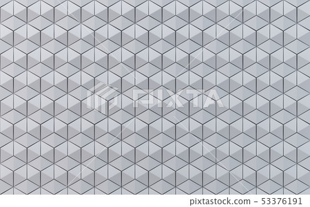 White hexahedron mosaic background, creative White hexahedron mosaic background, creative 53376191