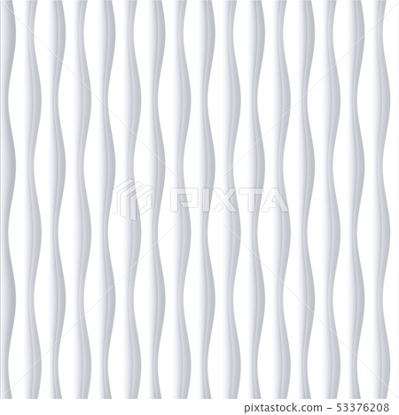 White 3d background textures of abstract waves. 53376208