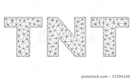 Polygonal Mesh TNT Text Caption 53394189