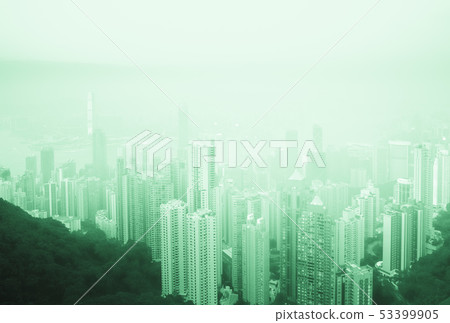 Skyscrapers of Hong Kong in China, Asia. Skyscrapers of Hong Kong in China, Asia. 53399905