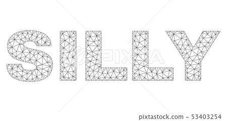 Polygonal Mesh SILLY Text Label 53403254