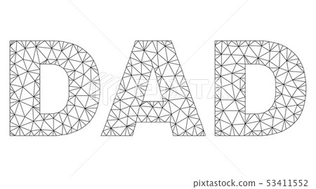 Polygonal 2D DAD Text Label Polygonal 2D DAD Text Label 53411552