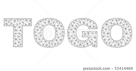 Polygonal Mesh TOGO Text Tag 53414469