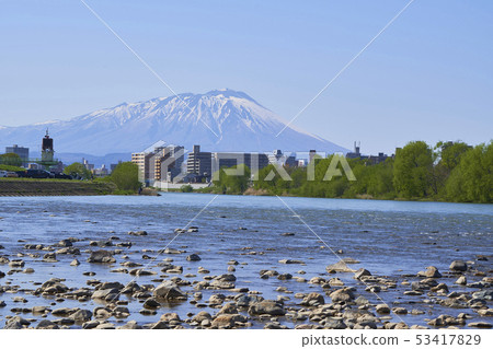 Iwateyama and Kitakami River Morioka City, Iwate Prefecture Iwateyama and Kitakami River Morioka City, Iwate Prefecture 53417829