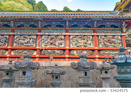 日光東照宮神社走廊的風景 53424575