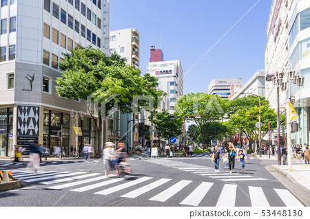 Nagoya city Naka Ward Sakae City street Otsu street scramble intersection Matsuzakaya Nagoya branch Minami Otsu street pedestrian heaven 53448130